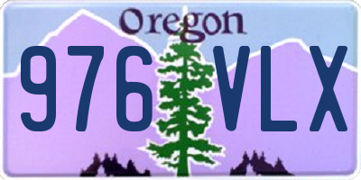 OR license plate 976VLX