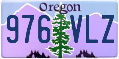OR license plate 976VLZ