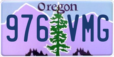 OR license plate 976VMG
