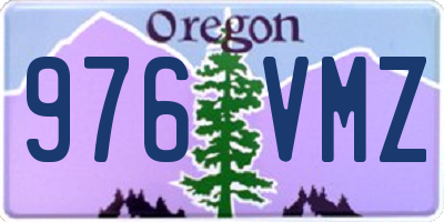 OR license plate 976VMZ