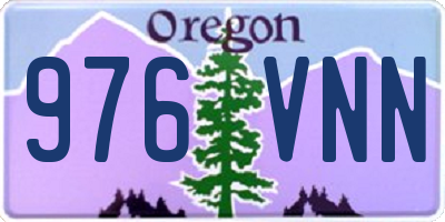 OR license plate 976VNN