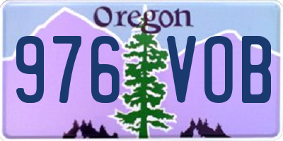OR license plate 976VOB