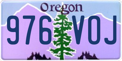 OR license plate 976VOJ