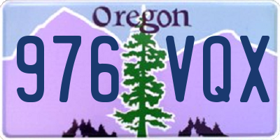 OR license plate 976VQX