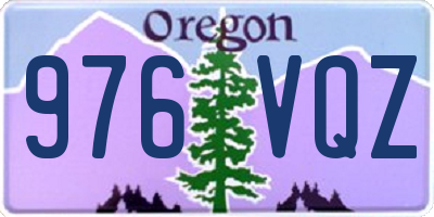 OR license plate 976VQZ