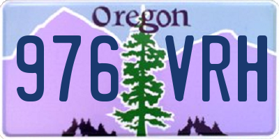 OR license plate 976VRH