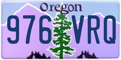 OR license plate 976VRQ