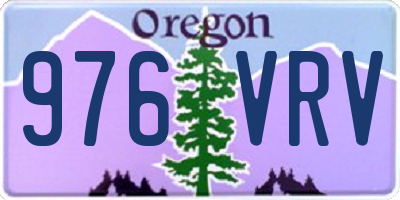 OR license plate 976VRV