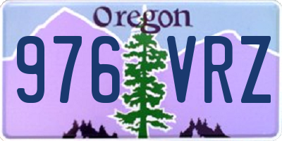 OR license plate 976VRZ