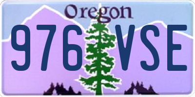 OR license plate 976VSE