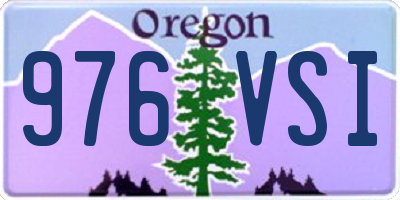 OR license plate 976VSI