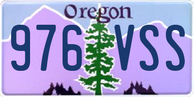 OR license plate 976VSS