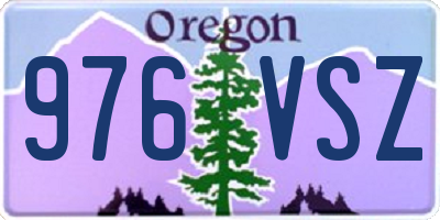 OR license plate 976VSZ