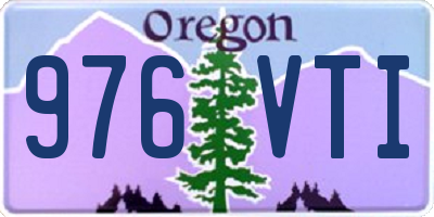 OR license plate 976VTI