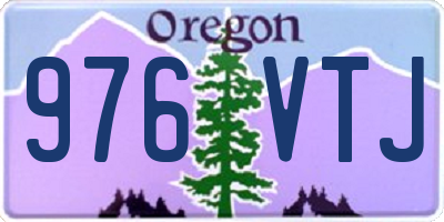 OR license plate 976VTJ