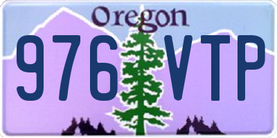OR license plate 976VTP