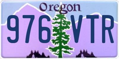 OR license plate 976VTR