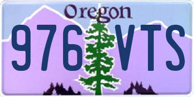 OR license plate 976VTS