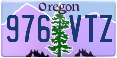 OR license plate 976VTZ
