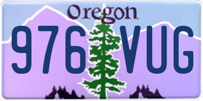 OR license plate 976VUG