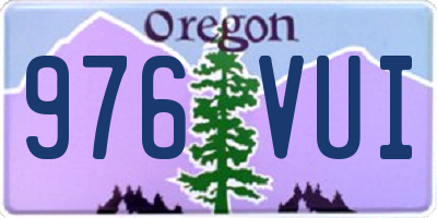 OR license plate 976VUI