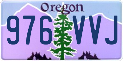 OR license plate 976VVJ