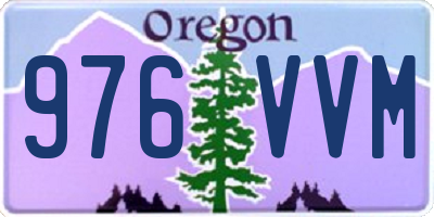 OR license plate 976VVM