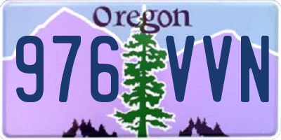 OR license plate 976VVN