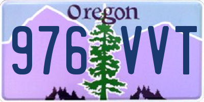 OR license plate 976VVT