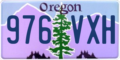 OR license plate 976VXH