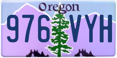 OR license plate 976VYH