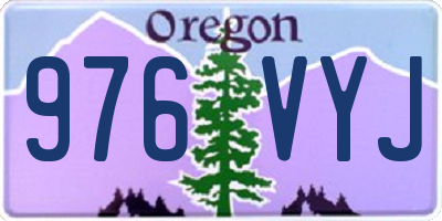 OR license plate 976VYJ