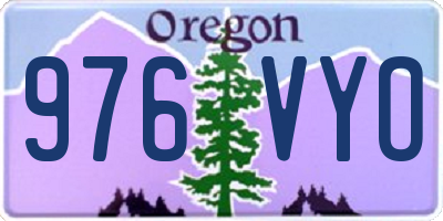 OR license plate 976VYO
