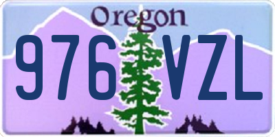 OR license plate 976VZL