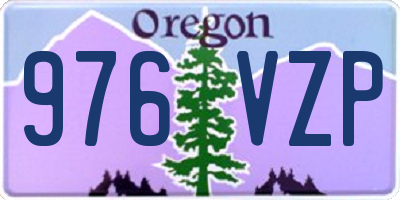 OR license plate 976VZP