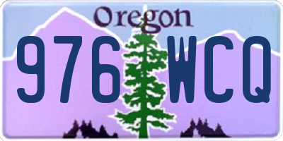OR license plate 976WCQ