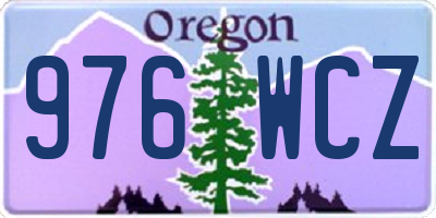 OR license plate 976WCZ