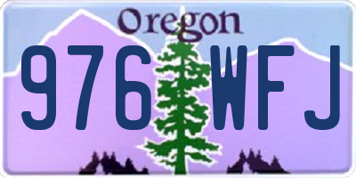 OR license plate 976WFJ