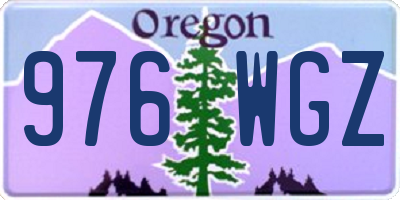 OR license plate 976WGZ