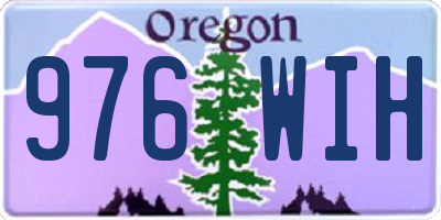 OR license plate 976WIH
