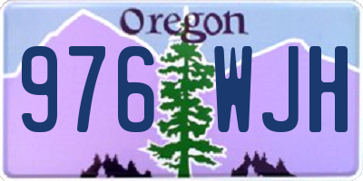 OR license plate 976WJH