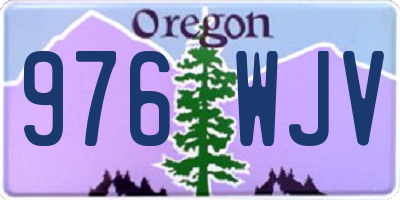 OR license plate 976WJV