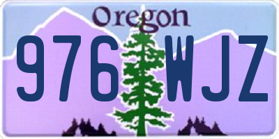 OR license plate 976WJZ