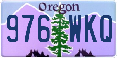OR license plate 976WKQ