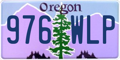 OR license plate 976WLP