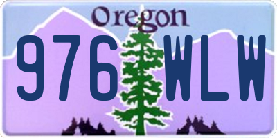 OR license plate 976WLW