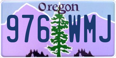 OR license plate 976WMJ