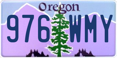 OR license plate 976WMY