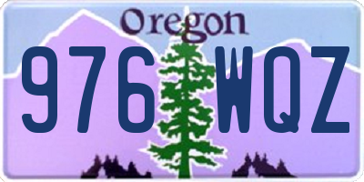 OR license plate 976WQZ