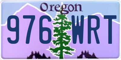 OR license plate 976WRT